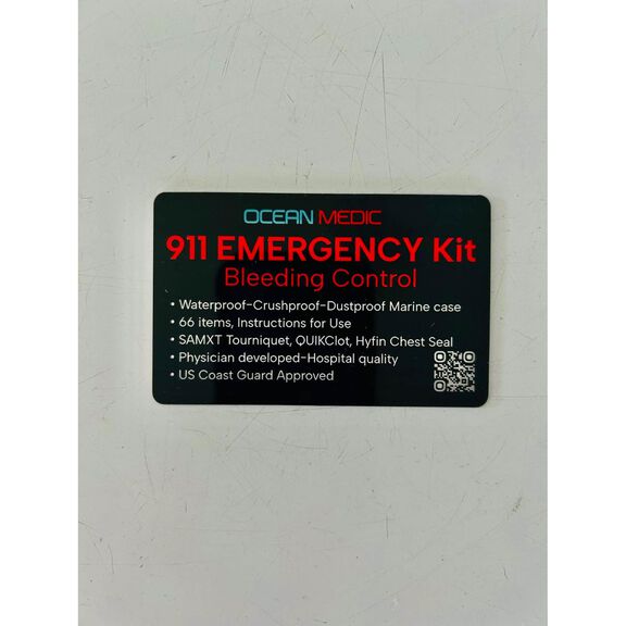 OceanMedic 911 Emergency Kit Bleeding Control image number 3