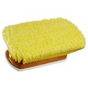 8" Premium Cleaning Brush, Soft Bristle, Yellow image number 1