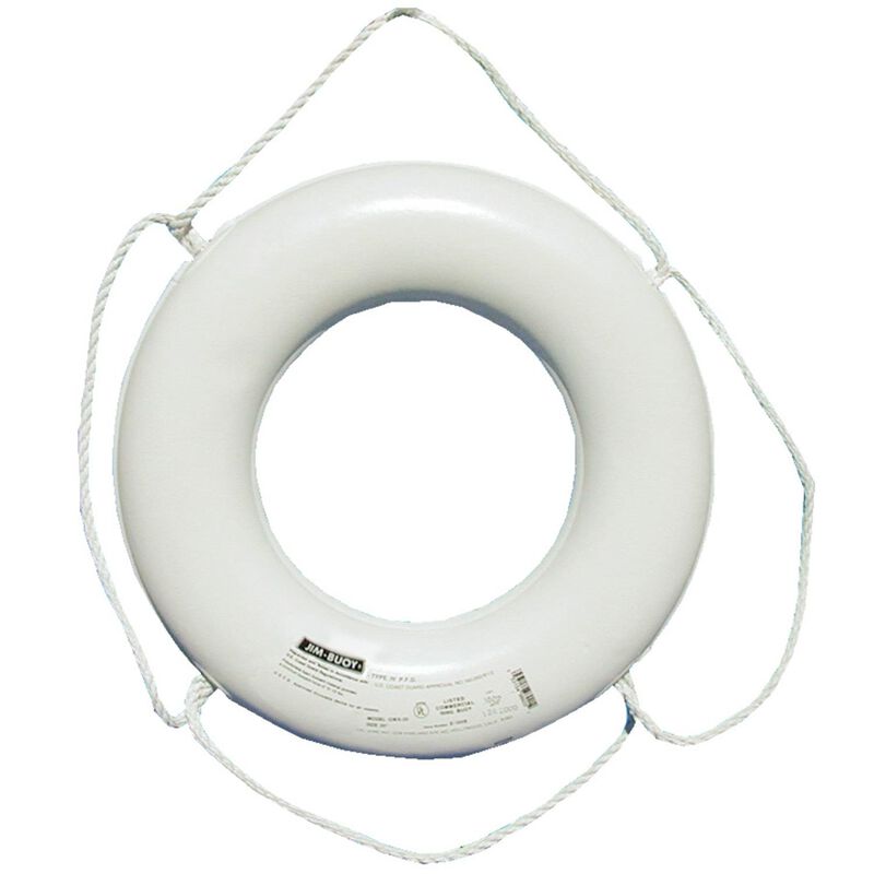20" Dia. Ring Buoy White West Marine