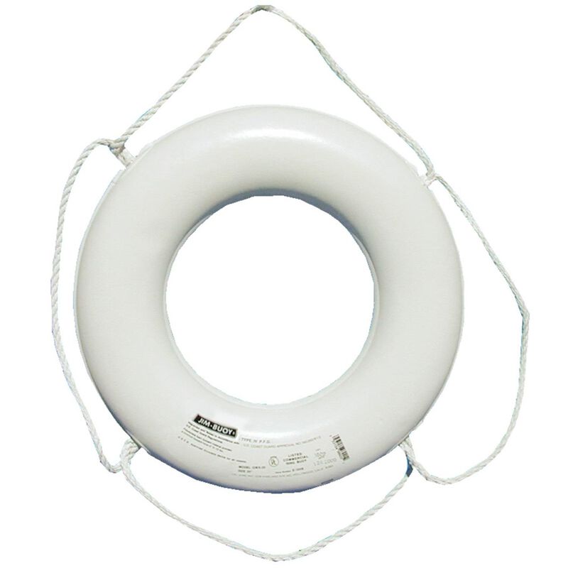 20" Dia. Ring Buoy White image number null