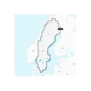 Navionics Platinum+ EU067R Sweden, Lakes and Rivers