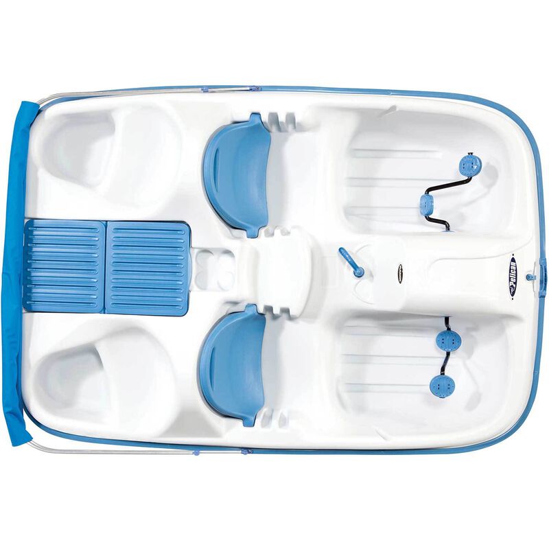 PELICAN Monaco Deluxe Pedal Boat, Green/White/Blue West Marine
