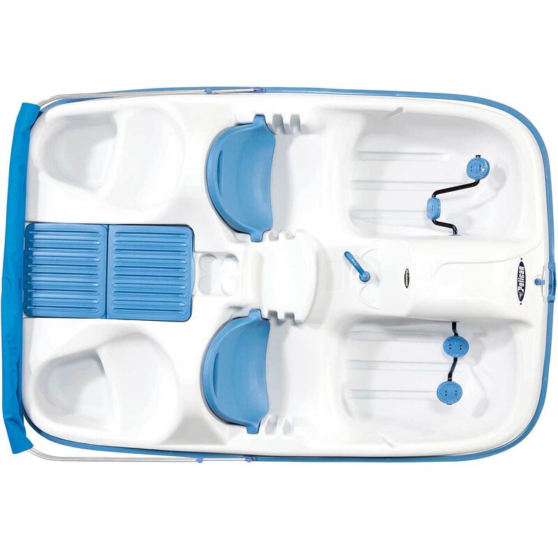 Monaco Deluxe Pedal Boat, Green/White/Blue image number 1