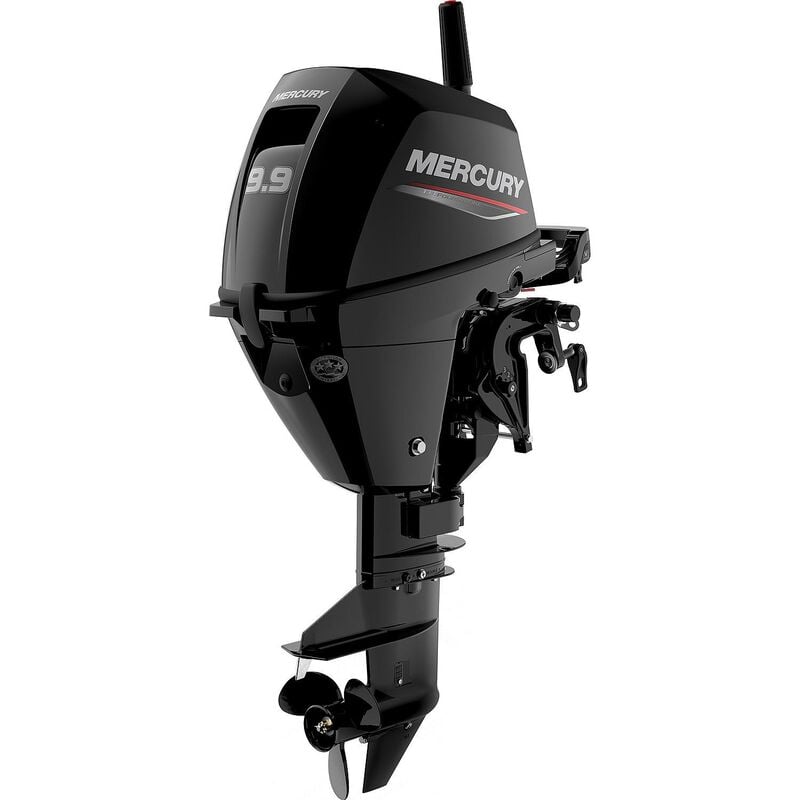 Mercury Marine Mercury 9.9hp EFI Tiller FourStroke Outboard Motor - 15" Shaft, Manual Tilt/Trim, Manual Start | For Boats | by West Marine