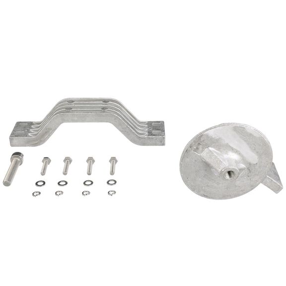 Quicksilver 8M6007990 Aluminum Anode Kit for Yamaha Counter Rotating 150hp Outboards image number 0