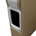 Wise DLX3009-207 DLX Series Pontoon Left Radius Arm Rest - Neutral image number 4