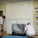 70.8" x 72' Easy Mask Tape & Drape with PerfectEdge Tape image number 2
