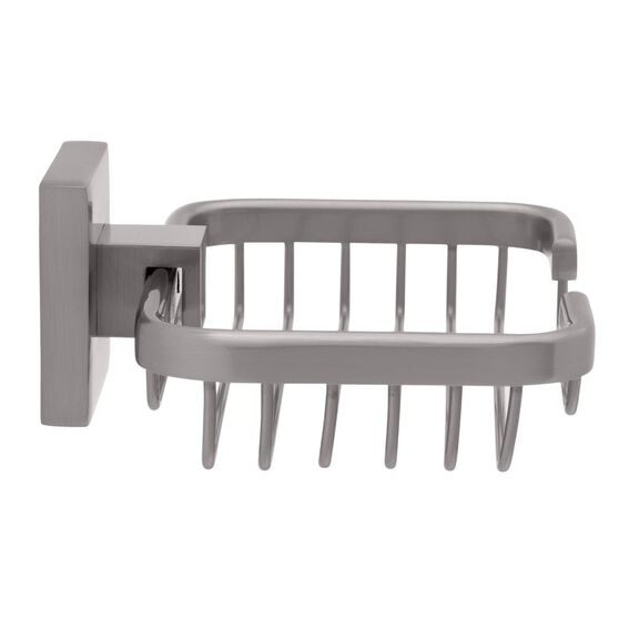 Erissa Soap Basket Brushed Nickel image number 1