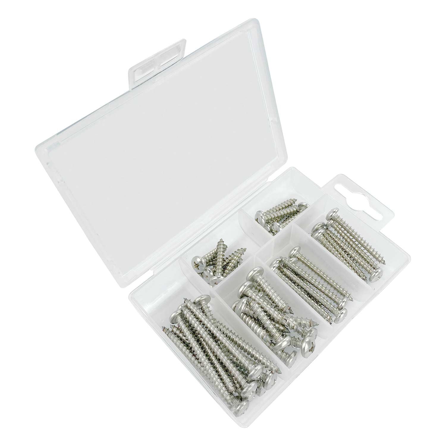 seaページ Seafit 48‑Piece Phillips Pan‑Head Self‑Tapping Screw Kit