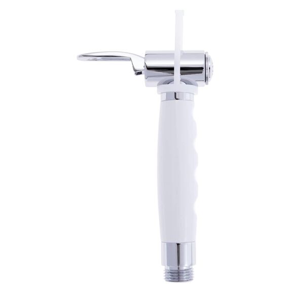 Hammer-Head Sprayer w/Hook, 1/2" NPS Chrome/Arctic White image number 1