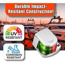 SEAFLO LED Bi-Color Bow Navigation Light, Horizontal Mount, 12V, Stainless Steel image number 8