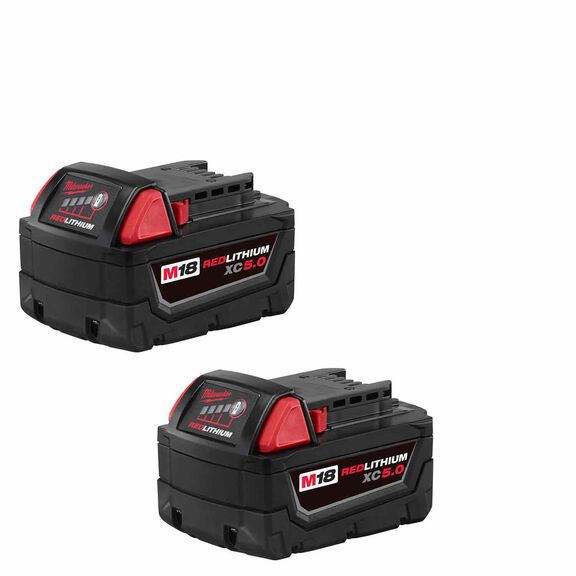 M18&trade; REDLITHIUM&trade; XC 5.0Ah Extended Capacity Battery Pack, 2 Piece image number 0