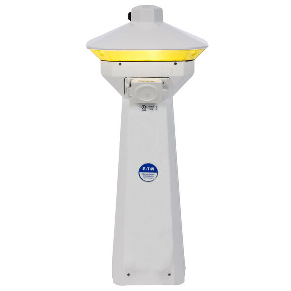 31" Hatteras Power Pedestal, (1) 20 Amp 125V GFCI Protected Dual Receptacle image number 0
