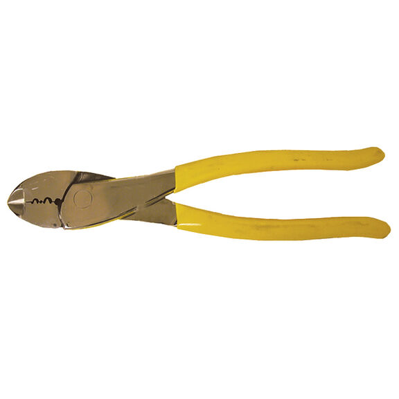 8" Stainless Steel Chrome Plated Crimping Tool image number 0