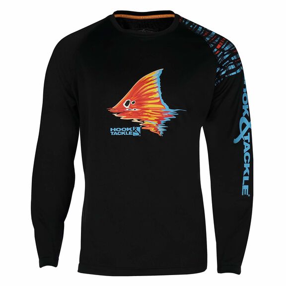 Men's Cool Winds Black Spot Vented Fishing Shirt image number 0