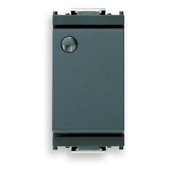 Vimar Idea Single-Pole Switch 10AX 250V - Grey image number 0