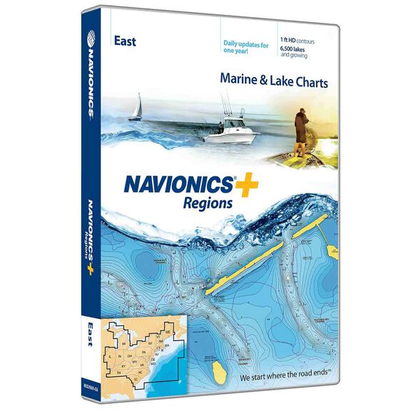 MSD/NAV+EA Region East Navionics+ Charts microSD/SD Card image number 0