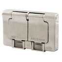 1 Gang, Stainless Steel Duplex Cover, 4X image number 4