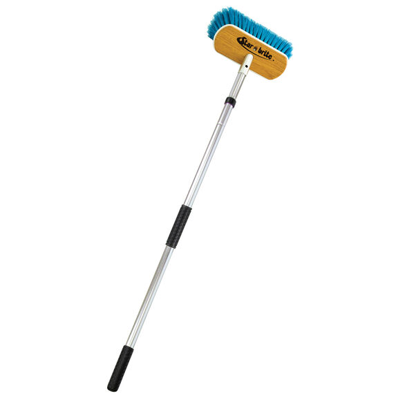 Premium Boat Cleaning Brush, Heavy Duty Extending Handle 3'-6' with Synthetic Wood Block image number 0