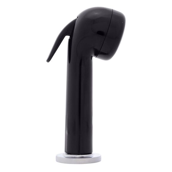 Deck-Mount Sprayer Large Black Sprayer No Hook, 6' Black Rubber Hose, Ultra-Low Profile Holder image number 2
