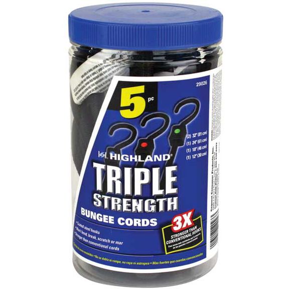 Triple Strength Shock Cord 5-Pack image number 0