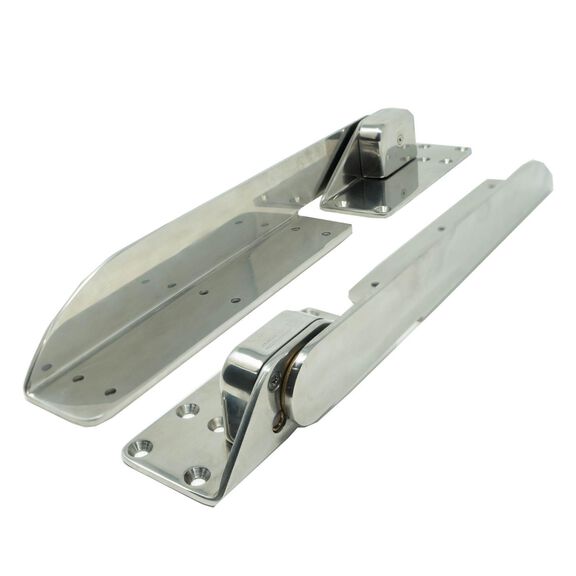 RATCHET HINGE, PAIR HD 316 SS POLISHED image number 0