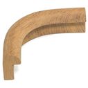 Outside Corner Teak Edge Molding, 13/16" x 1 5/8" image number 3