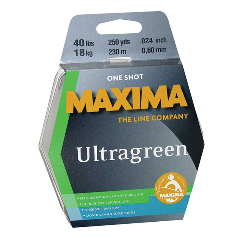MAXIMA 1-Shot Spool Monofilament Line, Ultragreen, 15Lb, 220Yds