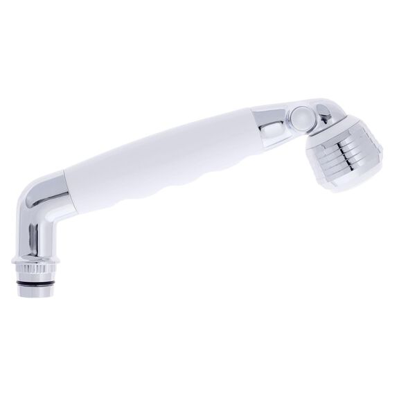 Classic Sprayer for Faucet, 15/1-M w/Locking Teeth Chrome/Arctic White image number 0
