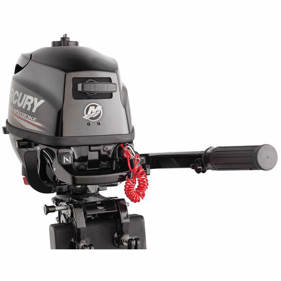 Mercury 2.5hp Tiller FourStroke Outboard Motor - 15" Shaft, Manual Tilt/Trim, Manual Start image number 6