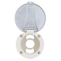 Recessed Cup & Lid Set Stainless Steel Lid / Plastic Cup Warm White image number 2