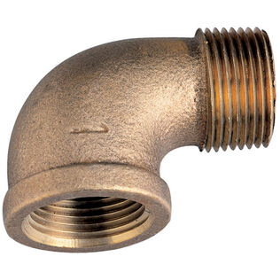 Bronze 90-Degree Street Elbow 3/4" NPT