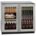 36" Stainless Glass Door Refrigerator image number 0