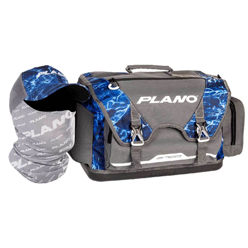 PLANO B Series 3700 Limited Tacklebag with Exclusive Mossy Oak Hat and  Plano Hoo-Rag