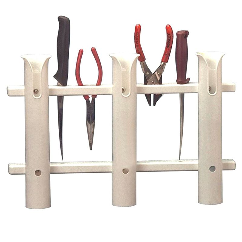 TACO MARINE Surface Mount 3-Rod Deluxe Poly Rod Holder | West Marine