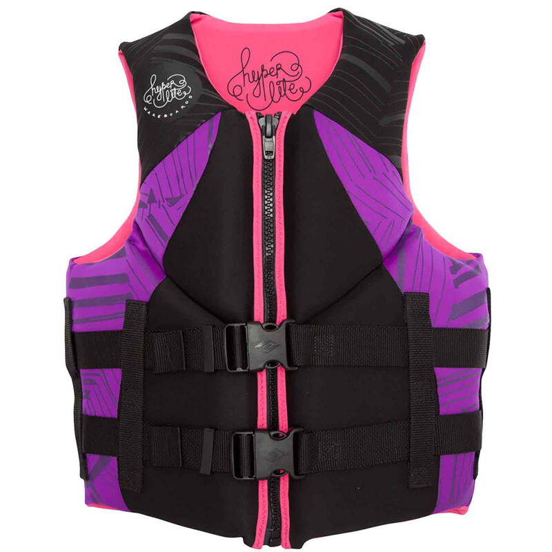 Woman's Indy Water Sports Jacket Purple/Pink Medium Chest Size 36"-40" image number 0