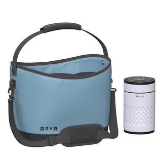 KeepR Beverage Tote Caddy with Ice Bucket and Shoulder Strap, South Pacific