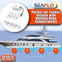 SEAFLO Dry Bilge 4-Zone Splitter System 12V Marine Solenoid Valve image number 2