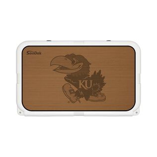 SeaDek Cooler Pad - Collegiate Collection - Fits YETI Tundra 45 - Mocha / Black, University of Kansas