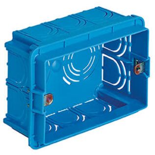 Vimar V71303 3-Module Flush Mounting Box, Masonry