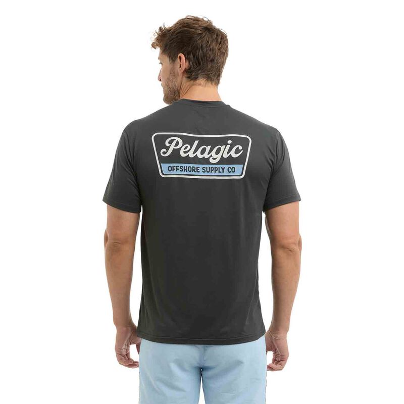 Pelagic Men's Freespool Dockline Shirt, in Black, Size Medium | by West Marine