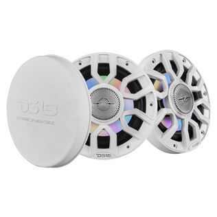 NXL&nbsp;6.5" 2-Way Coaxial Marine Speaker with Digital Led Lights and Bullet Tweeter, 150 Watts, 4-Ohm