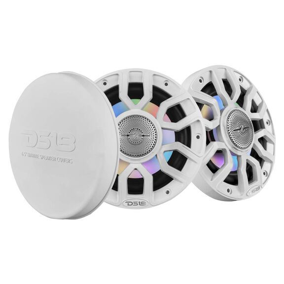 NXL&nbsp;6.5" 2-Way Coaxial Marine Speaker with Digital Led Lights and Bullet Tweeter, 150 Watts, 4-Ohm image number 0