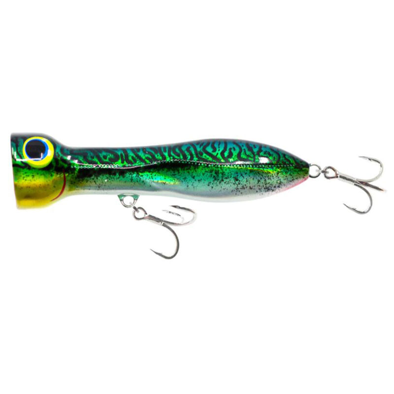 Nomad Design Chug Norris Popper Topwater Lure, in Silver Green Mackerel | For Fishing | by West Marine