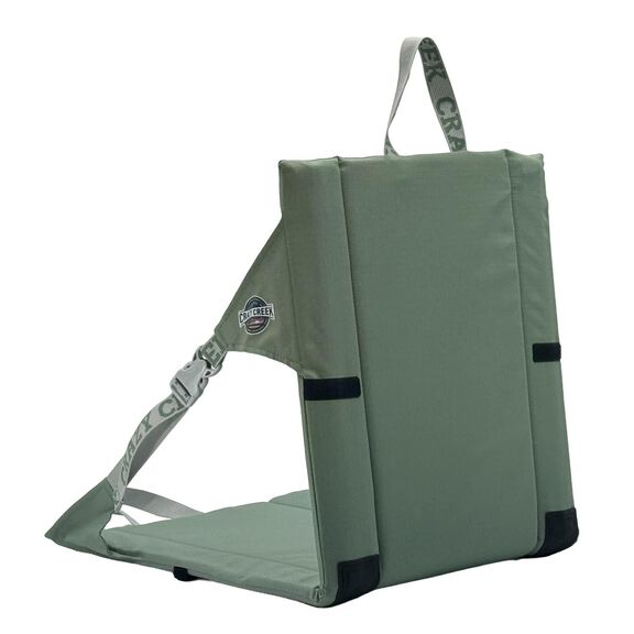 Crazy Creek Original Chair Perfect for Stadium Seats, Camping, Hiking & More, Comfort on All Terrains, Adjustable Straps, Lightweight Design, Water-Resistant, Spruce image number 0
