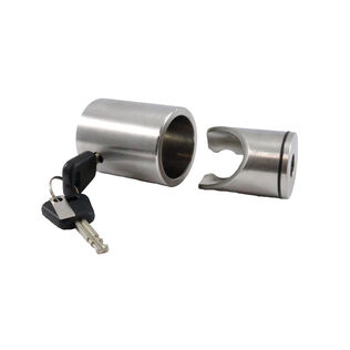 Bolt-On Outboard Motor Lock, Heavy-Duty Stainless Steel