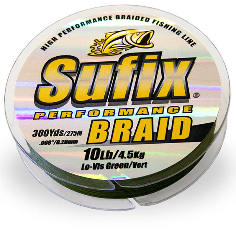 SUFIX Performance Braid Fishing Line, LoVis Green, 300 yds. West Marine
