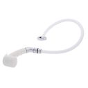 Deck-Mount Sprayer Small Warm White Sprayer No Hook w/Elbow, 10' White Rubber Hose, Low Profile Holder image number 1