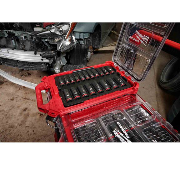 SHOCKWAVE&trade; Impact Duty&trade; Socket 3/8&rdquo; Dr MM PACKOUT&trade; Set, 19 Piece image number 2