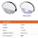 SEAFLO 04 Series LED Oblong Courtesy Light - Blue, 12V image number 2
